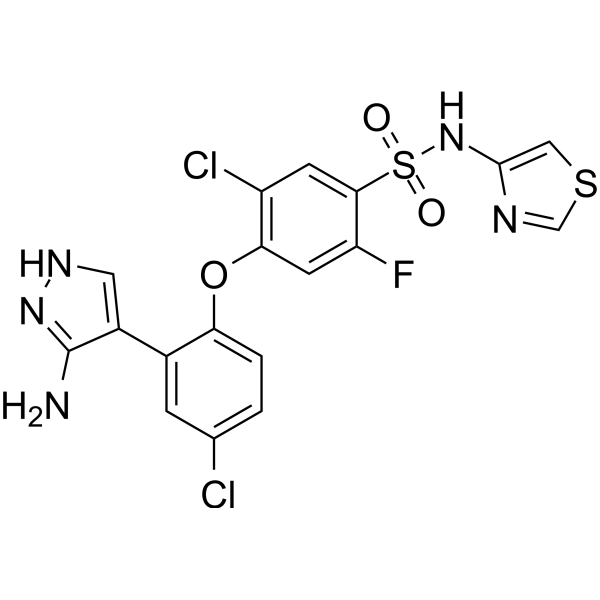 Chemical structure of PF-05089771